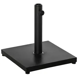 Outsunny Schirmständer Metall/Zement 40 x 40 cm Schwarz