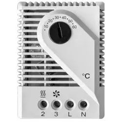 Legrand 034847 Raumthermostat, 230 VAC, IP20, 1 Schließer: 5A, 250 VAC, 1 Öffner: 10A, 250 VAC