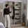 beautysofa Schwebetürenschrank Donatello 120 x 204,5 x 60 cm Beige