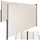 Tectake Seitenmarkise 180 x 600 cm Beige Aluminium