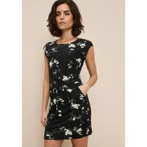 LAURA SCOTT Sommerkleid Minikleid Geblümt Marine/Schwarz 46