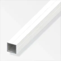KANTOFLEX alfer Quadratrohr 2.5 m, 23.5 x 1.5 mm Aluminium beschichtet weiss