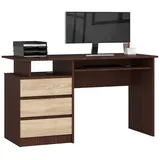 AKORD Furniture Factory AKORD CLP Wenge Front Sonoma-Eiche B135 x H77 x T60 cm