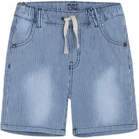 Hust & Claire - Jeans-Shorts Jakob gestreift in blue, Gr.128,