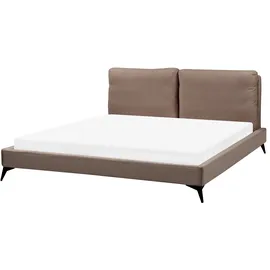 Beliani Melle 180 x 200 cm Braun