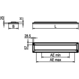 RIDI Homelight F-LINE- 1-flg. 4000K  oval
