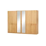 Woodford Wiemann Kleiderschrank Lausanne 300 x 216 cm Holz Braun Erle