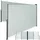 Tectake Seitenmarkise 180 x 600 cm grau Aluminium