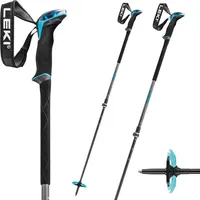 Leki Guide Lite 2 Skistöcke, Silvergray-Petrol-Black, 110-145cm