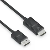 PureLink DisplayPort auf HDMI Kabel 2 m Schwarz