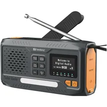 Sandberg Survivor DAB Radio All-in-1 schwarz