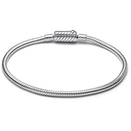 Pandora Moments Schlangen-Gliederarmband mit Magnetverschluss aus Sterling Silber,