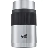 Esbit Thermobehälter Sculptor für Essen - Warmhaltebehälter 1000 ml mit Manschette in Edelstahl - aus Edelstahl für warme und kalte Speisen