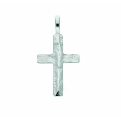 Kreuzkette ADELIA ́S "schmuck, damen schmuck, für sie, hochwertig, preiswert, günstig", silber, Halsketten, Damen, Silber 925 (Sterlingsilber), Schmuckset mit bis 45 cm stufenlos verstellbarer 925 Silber Halskette