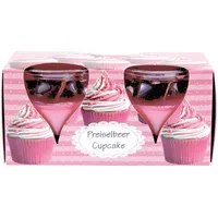 HS Candle Duftkerze Creation Kerzen 2er Pack Preiselbeer Cupcake