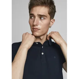 JACK & JONES Paulos Kurzarm-poloshirt Dark Navy / Detail Slim Fit 2XL