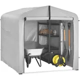 SoBuy Fahrradgarage Wetterfest für 2-4 Fahrräder 159x165x219 cm Garten