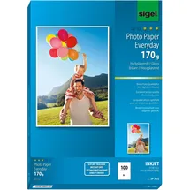Sigel Fotopapier IP715 DIN A4 hochglänzend 170 g/qm 100 Blatt