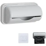 Skeadex 3 Stück Müllbeutelspender Rollenhalter, Hängender Müllbeutel Aufbewahrungsbox, Selbstklebend ohne Bohren Mehrzweck Müllbeutelspender für Papierhandtücher, Müllbeutel, Reinigungstuch (3*Grau)