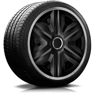 RADKAPPEN-KÖNIG 16" 16 Zoll RKK21 LUX Silber RADBLENDEN RADKAPPEN