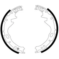 Textar Bremsbackensatz Ø254mm Hinten Rechts Links für Nissan Pick