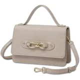 COLLEZIONE ALESSANDRO Bellezza Umhängetasche Polyurethan Beige