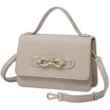 COLLEZIONE ALESSANDRO Bellezza Umhängetasche Polyurethan Beige
