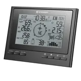 Bresser zusätzliche Basisstation für 7003100 ClimateScout Wetter-Center 7-in-1 Funk Wetterstation mit Farbdisplay und integriertem Wecker, Schwarz