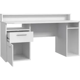 Forte Schreibtisch Tezaur Dekor Weiß