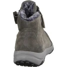 WALDLÄUFER H-Teresa Bootie 961802-195-052 Warmfutter, Order-Velourleder, Carbon-Grau, Weite H 38 EU 5 UK