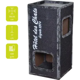 EBI Trend Rockefeller Kratzbaum 36 x 36 x 77 cm anthrazit