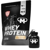 1kg Mammut Whey Protein Eiweißshake - Set inkl. Protein Shaker, Riegel, Powderbank oder Tasse (Caramel Cream, Gratis Mammut Powderbank)