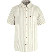 Fjällräven Övik Travel Kurzarmhemd Chalk White / Sand Stone L