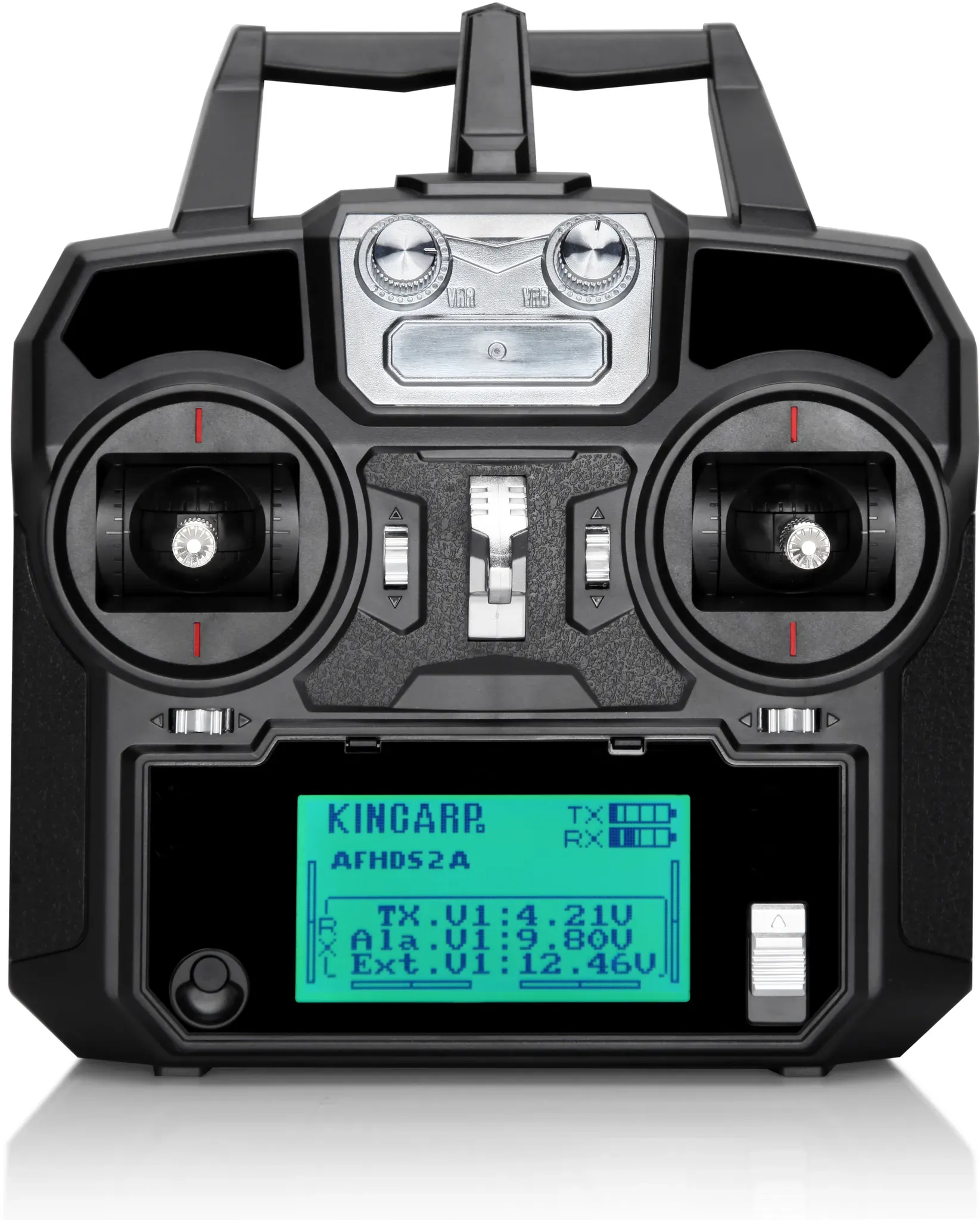 BearCreeks 5.8GHz 4 Kanal Digital Fernbedienung für Futterboote, hergestellt von FLYSKY