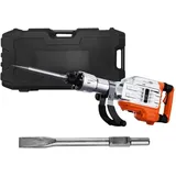 Mophorn - Abbruchhammer Stemmhammer Stemmhämmer Hochleistung-Betonbrecher Elektro Abbruchhammer 3500W 60J 2 Meissel-Set