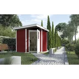 Weka Gartenhaus 229 2,09 x 2,05 m schwedenrot