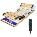 Coemo elektrischer Natur, Holz, 90x200 cm, CE, Made in Germany, Motorverstellung, Schlafzimmer, Lattenroste