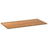 VidaXL Tischplatte Hellbraun 200x90x4 cm Massivholz Eiche Rechteckig