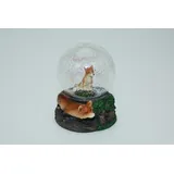 Cornelißen Glitzerkugel Fuchs, 6,5 cm, Schneekugel Tier Tiere Schneekugeln Füchse