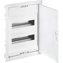 Legrand Unterputzverteiler Ekinoxe, mit Metalltür, Signalweiß, IP30, 24+4 Module, 2R