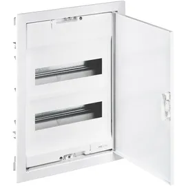 Legrand Unterputzverteiler Ekinoxe, mit Metalltür, Signalweiß, IP30, 24+4 Module, 2R