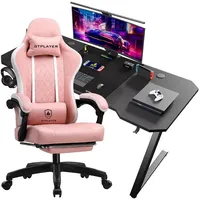 GTPLAYER Stoff Pink/Weiß