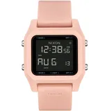 Nixon Herren Digital Quarz Uhr mit Silikon Armband A1309-220-00