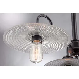 Elstead Lighting Kronleuchter Deckenlampe Hängelampe Bronze D 76,2 cm 3 Flammig Esszimmerlampe