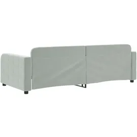 vidaXL Tagesbett 90 x 190 cm Hellgrau