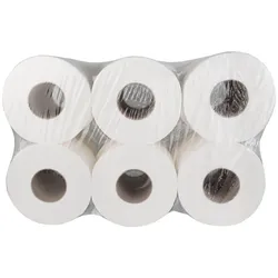 Jumbo Toilettenpapier, Zellstoff, 2-lagig - weiß (12 Rollen)
