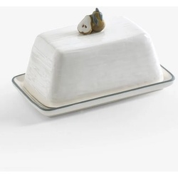 Next Butterdose Butterschale Birne, Steingut, (1-tlg) beige