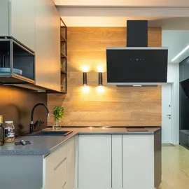 PKM KHS20-60H Kopffreihaube 60 cm Schwarz