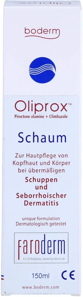 Oliprox Schaum b.Seb.Dermatitis u.Schuppen 150 ml