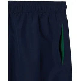 Lacoste Badeshorts mit Logo-Stitching Dunkelblau XL